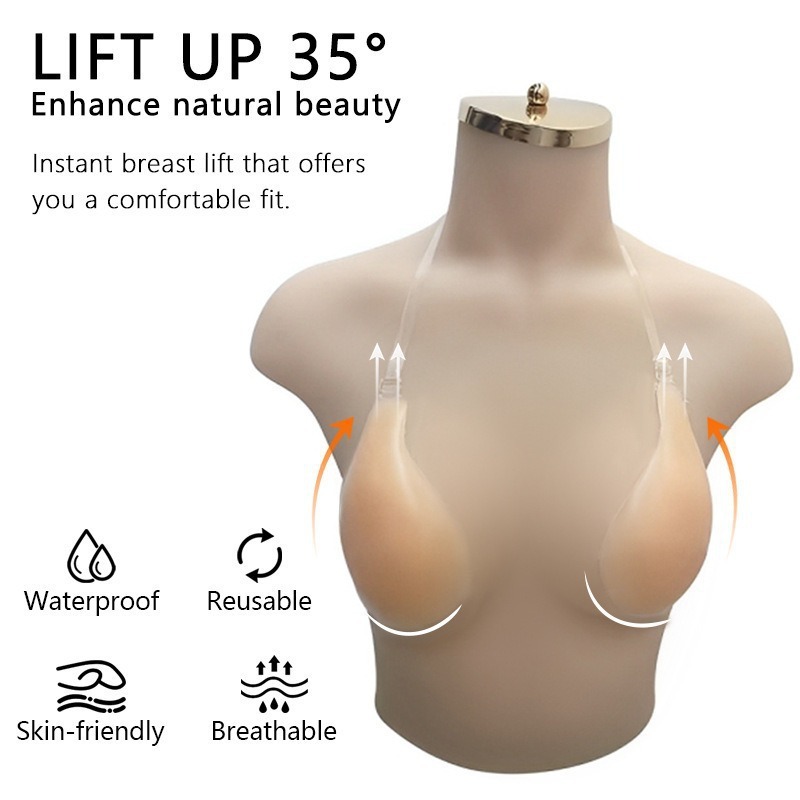 1 Pc Summer Invisible Silicone - Silicone Bra Adhesive ulasan dan harga