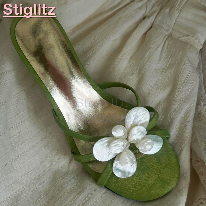 White Flower High Heels Slippe - Slip Dress Satin ulasan dan harga