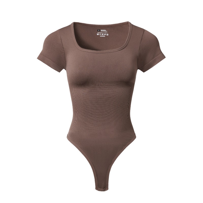 Women Plus Size Square Neck Sh - Shapewear Bodysuit Firm ulasan dan harga