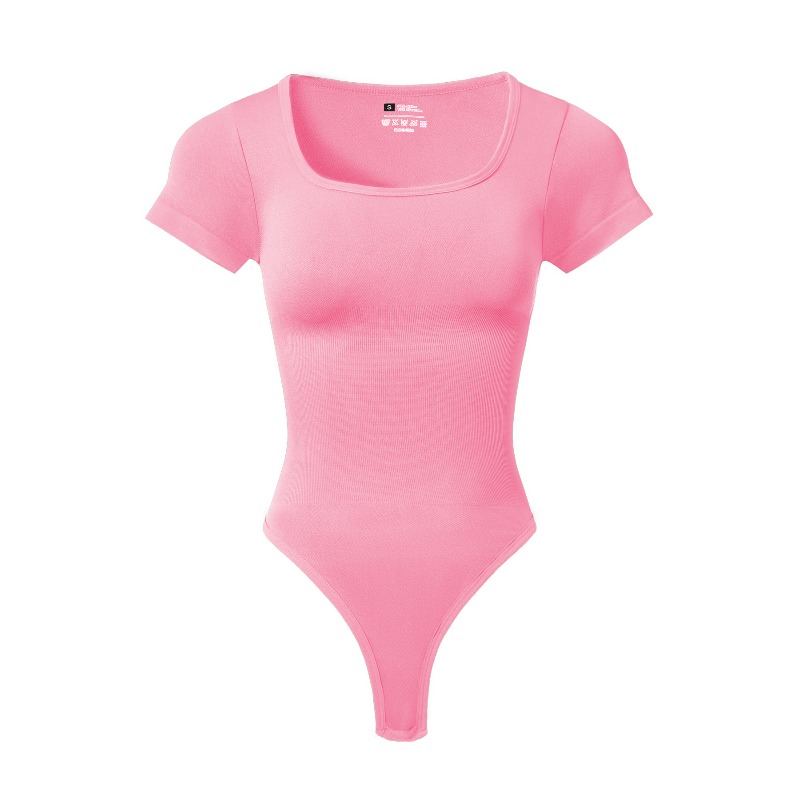 Women Plus Size Square Neck Sh - Shapewear Bodysuit Firm ulasan dan harga