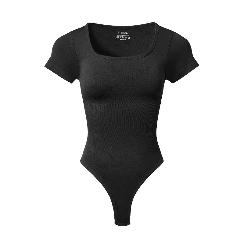 Women Plus Size Square Neck Sh - Shapewear Bodysuit Firm ulasan dan harga