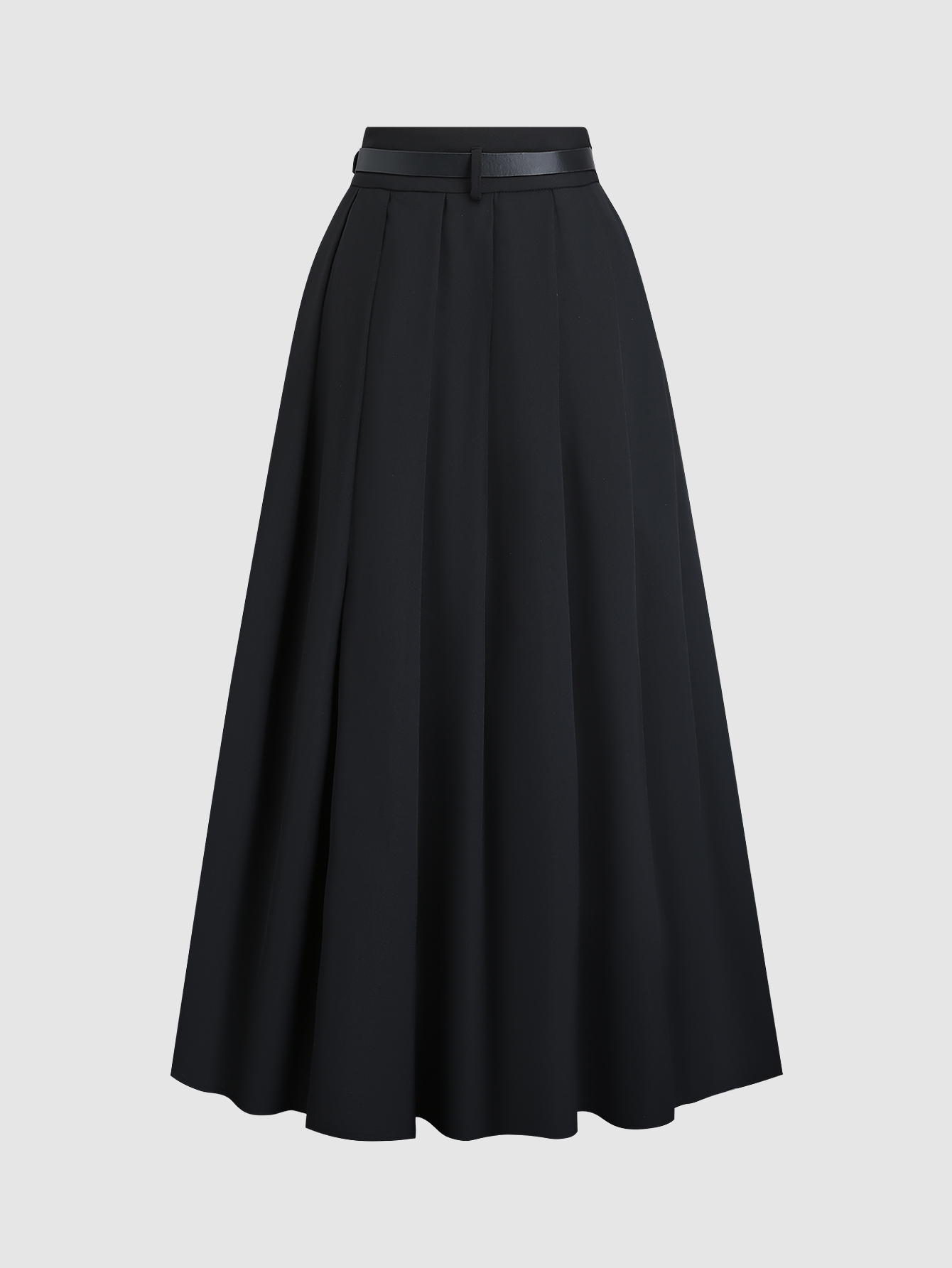 Black high waisted pleated mid - Corset Waist Cinch ulasan dan harga