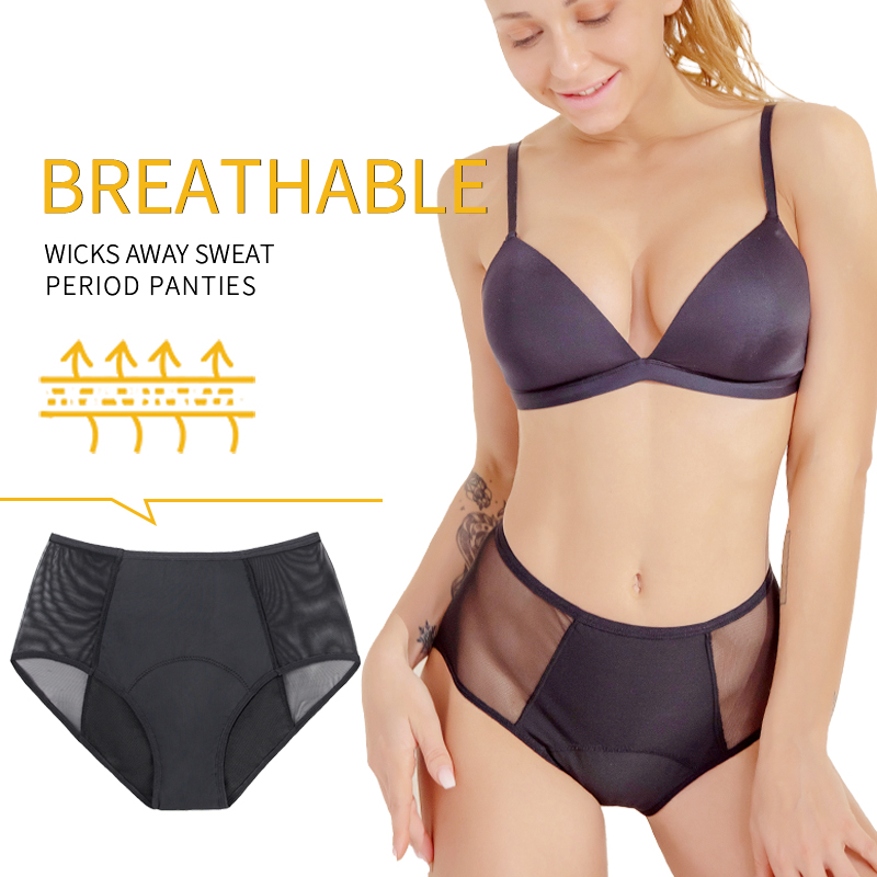 Drop shipping Women's High-wai - Period Panty Absorbent ulasan dan harga