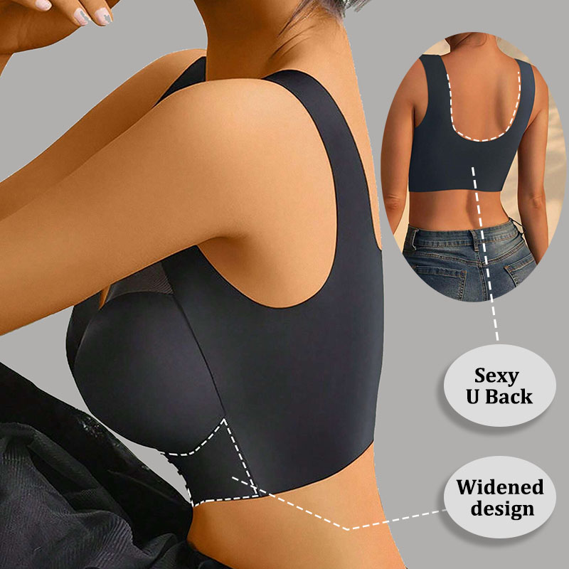 5PCS Women Sports Bras Full Cu - Bralette Wireless Soft ulasan dan harga