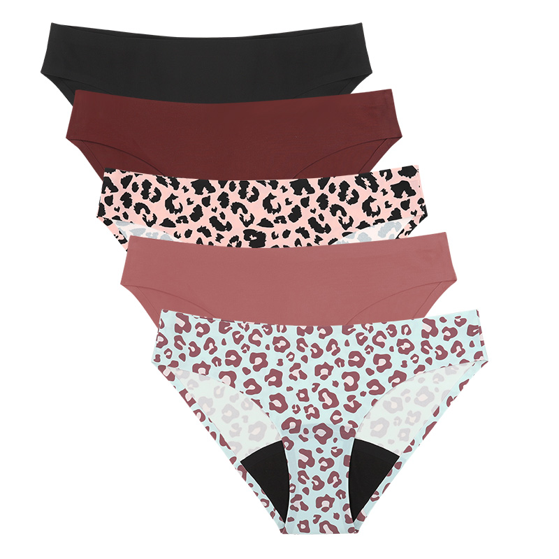 New Style Leopard Women Breath - Period Panty Absorbent ulasan dan harga