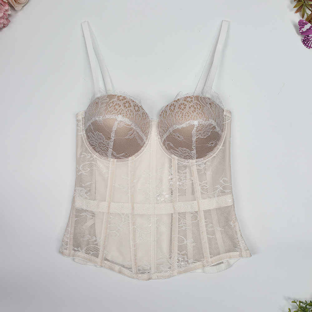 Sexy Black Lace Corset Bra – S - Corset Waist Cinch ulasan dan harga