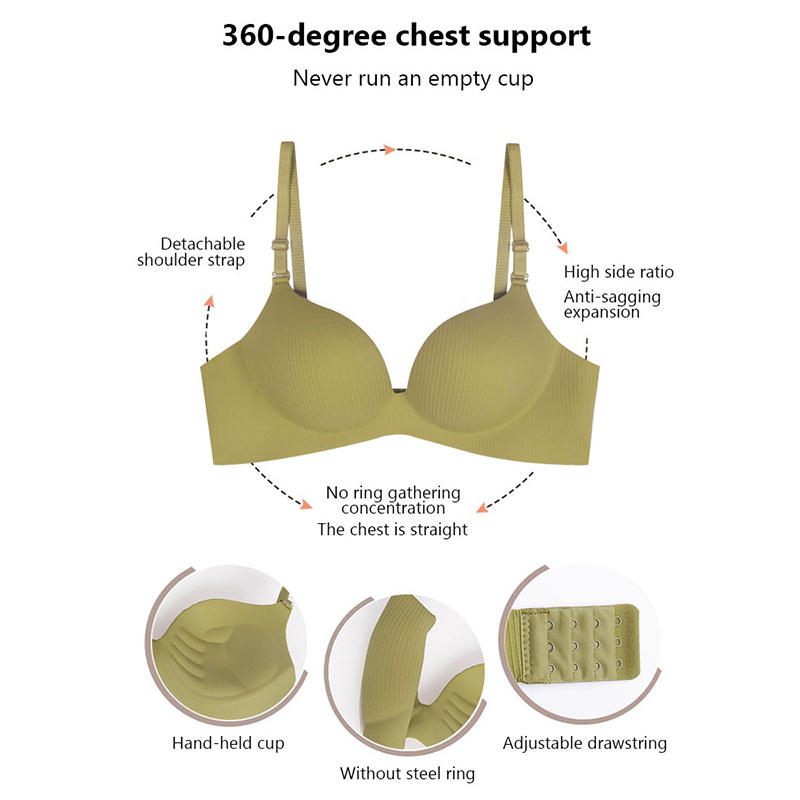 FallSweet Candy Push Up Bra fo - Bralette Wireless Soft ulasan dan harga
