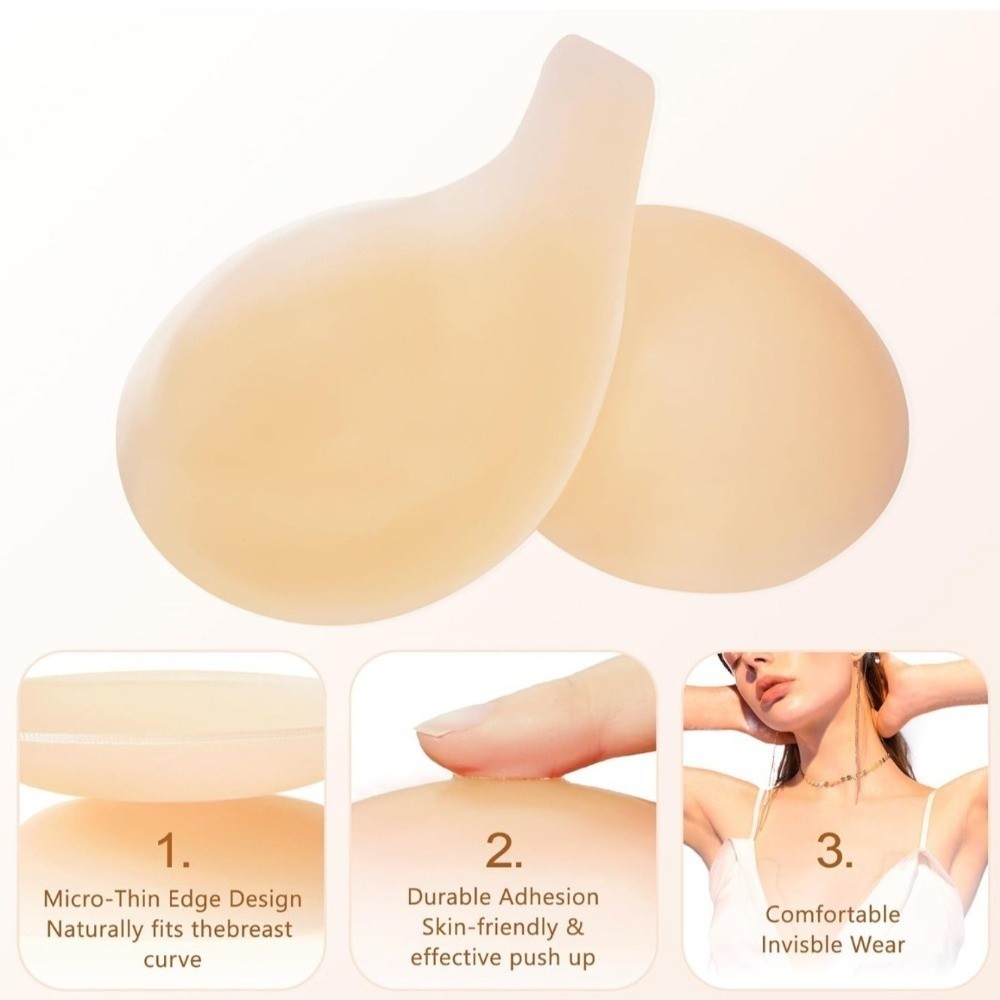 Seamless Silicone Nipple Cover - Silicone Bra Adhesive ulasan dan harga