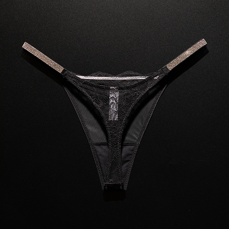 Rhinestone Lace Sexy Girls Wom - Seamless Underwear Women ulasan dan harga