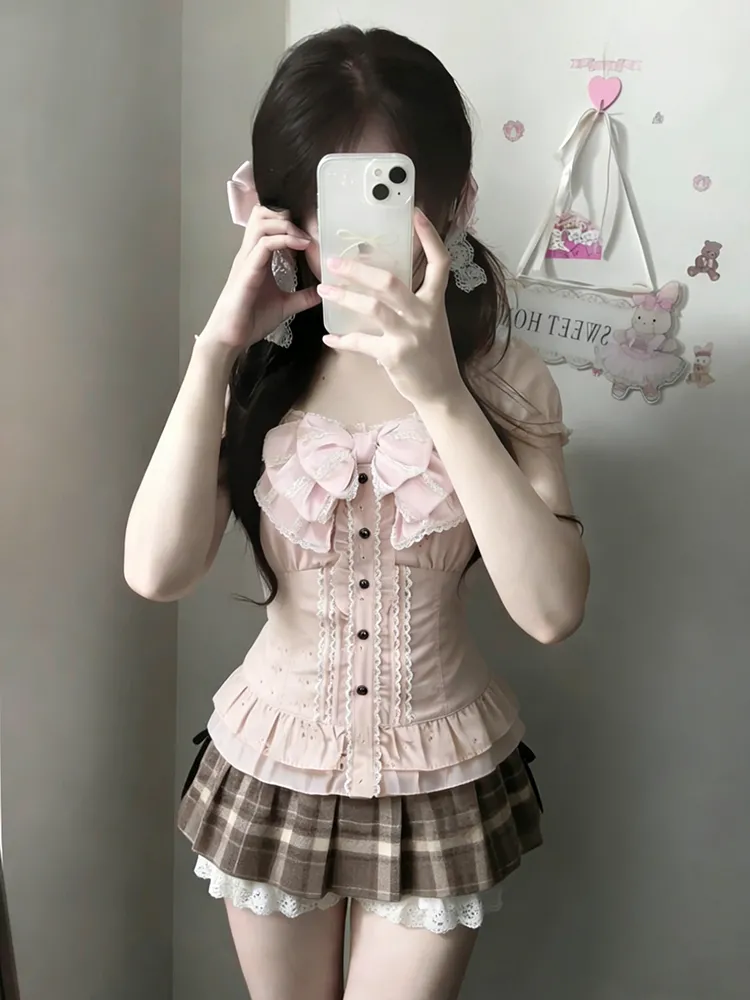 Japanese Sweet Three Piece Set - Cami Top Lace ulasan dan harga