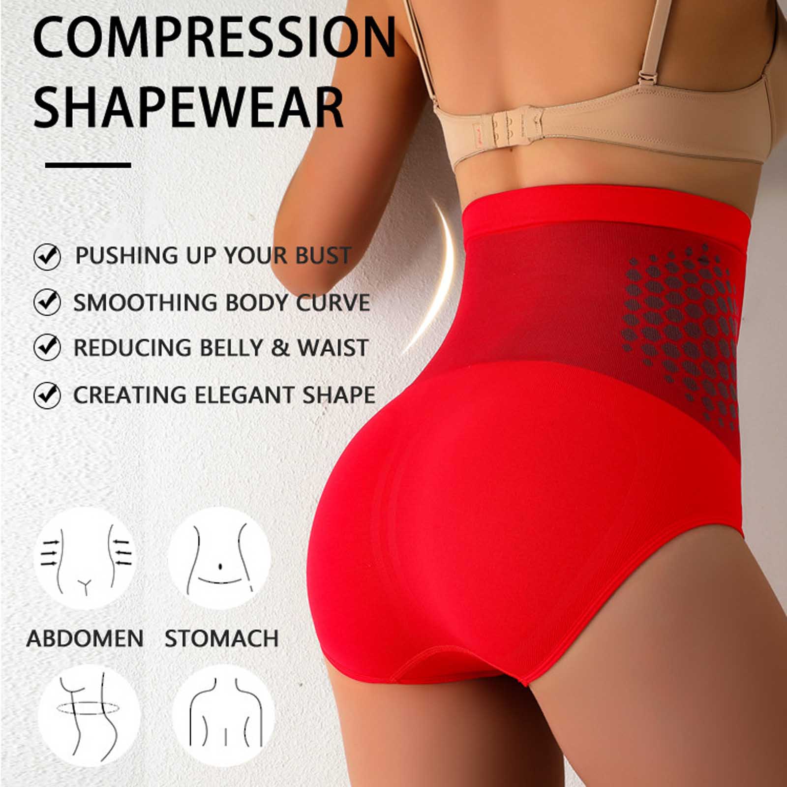 High Waist Tummy Control Shape - Seamless Underwear Women ulasan dan harga